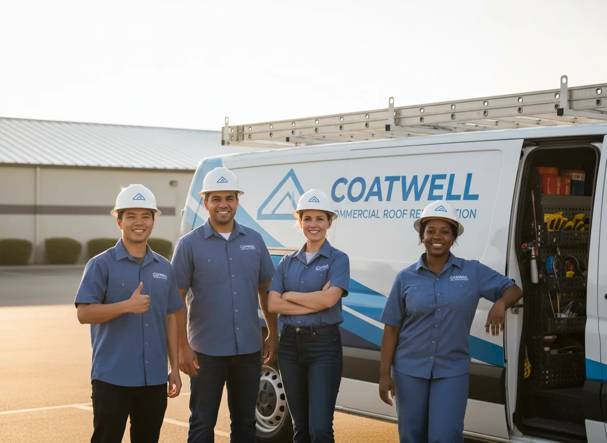 Commercial roof coating company in Lake Creek, TX